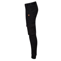MotoGirl Lara Cargo Black Trousers