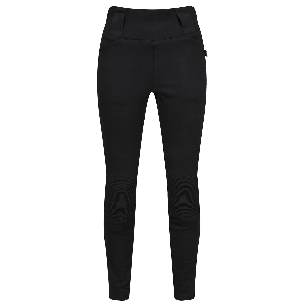 MotoGirl - Moto Leggings made with 100% Dupont Kevlar Fiber. CE Level 2  Approved knee armour included and hip protectors also available. - Plain or ribbed  knee - UK Size 4 
