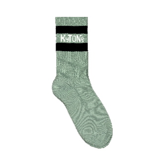Kytone Stamp Green Socks