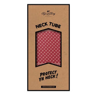 Age Of Glory Kanoko Neck Tube - Dark Red / Ecru