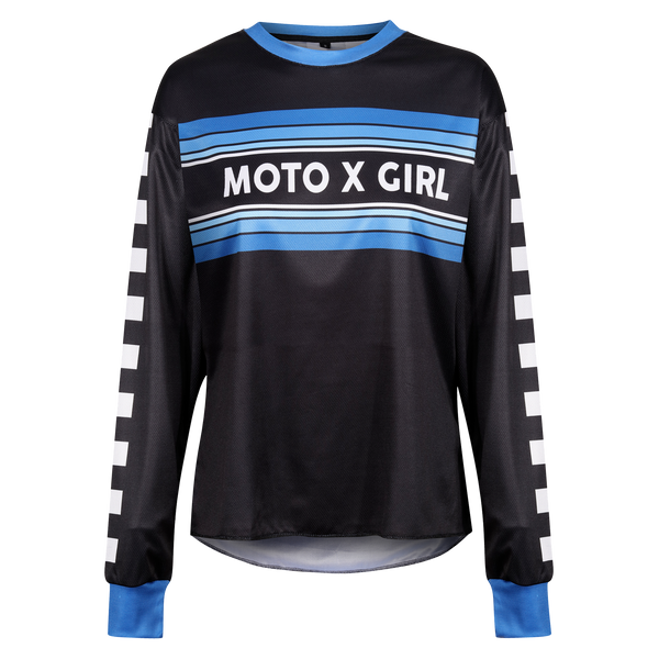 MotoGirl MX Shirt Chequered