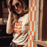 Wildust Sisters Ringer Tee - Fuel Your Dream