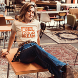 Wildust Sisters Ringer Tee - Fuel Your Dream