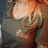 Wildust Sisters No Risk No Magic V Neck Tee