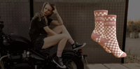 Wildust Sisters Checkboard Socks