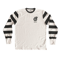 Age of Glory Champ LS Tee Off-white / Washed Black