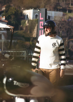 Age of Glory Champ LS Tee Off-white / Washed Black