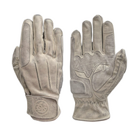 Age Of Glory Rover Leather Gloves Aged White