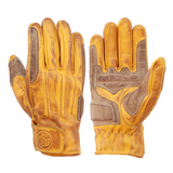 Age Of Glory Rover Leather Gloves Waxed Yellow