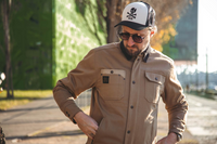 Age Of Glory Runaway Riding Shirt Olive Green