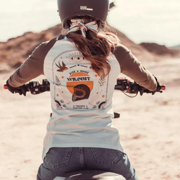 Ride & Shine Long Sleeve Wildust Sisters Tee