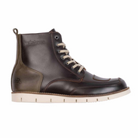 Helstons Liberty Boots Leather Waxed Brown Khaki