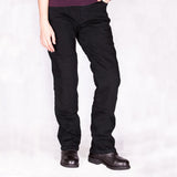 Merlin Mere Ladies Jeans Built With Kevlar® 8 / Black Short Leg Protective Jean
