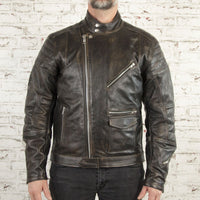 Age of Glory Rocker Black Leather CE Jacket
