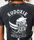 Eudoxie Bonnie Vintage Black T-shirt